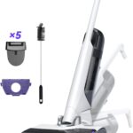 Wet Dry Vacuum Cleaner 20000Pa, 176°F Self-Cleaning, Heated Drying, Cordless Mop