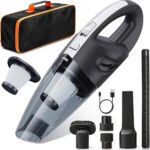 Handheld Cordless Car Vacuum 15000PA, Multi-Nozzle, Washable Filter, Storage Case