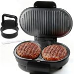 Double Mini Grill Maker, Breakfast Sandwich & Burger Press, Panini Grill